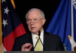U.S. Attorney General Jeff Sessions addresses the National Law Enforcement Conference on Human Exploitation in Atlanta, Georgia, U.S., June 6, 2017. (Photo: Reuters)