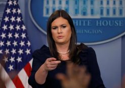 White House Press Secretary Sarah Huckabee Sanders holds the daily briefing at the White House in Washington, U.S. August 1, 2017. (Photo: Reuters)