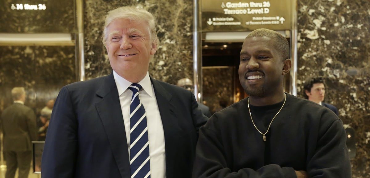 Donald Trump, left, with rapper Kanye West, right, at Trump Tower on Tuesday, December 13, 2016. (Photo: Reuters)