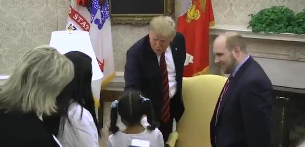 Josh Holt, 26, an American hostage held in Venezuela, is welcomed home by President Donald Trump, family and officials at the White House.