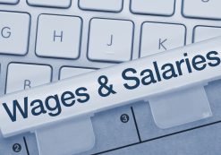Wages and salaries with keyboard graphic concept. (Photo: PPD/AdobeStock/Momius)