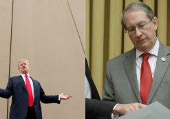 President Donald Trump, left, speaks while participating in a tour of U.S.-Mexico border wall prototypes near the Otay Mesa Port of Entry in San Diego, California. U.S., March 13, 2018. House Judiciary Committee Chairman Bob Goodlatte, R-Va., right, during a House Judiciary Committee hearing, November 14, 2017. (Photos: Reuters)