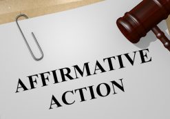 Render illustration of Affirmative Action title on Legal Documents. (Photo: AdobeStock)