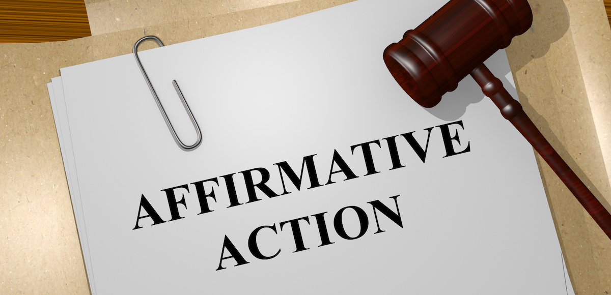 Render illustration of Affirmative Action title on Legal Documents. (Photo: AdobeStock)