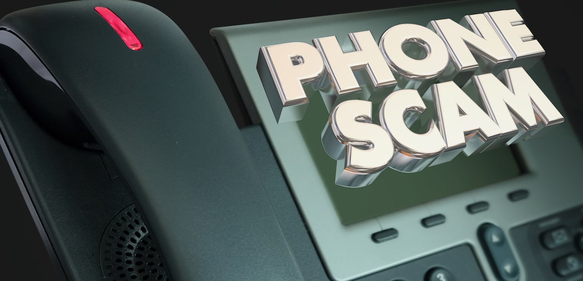 Phone Scam Fraud Call Solicitation 3D graphic concept Illustration. (Photo: AdobeStock)