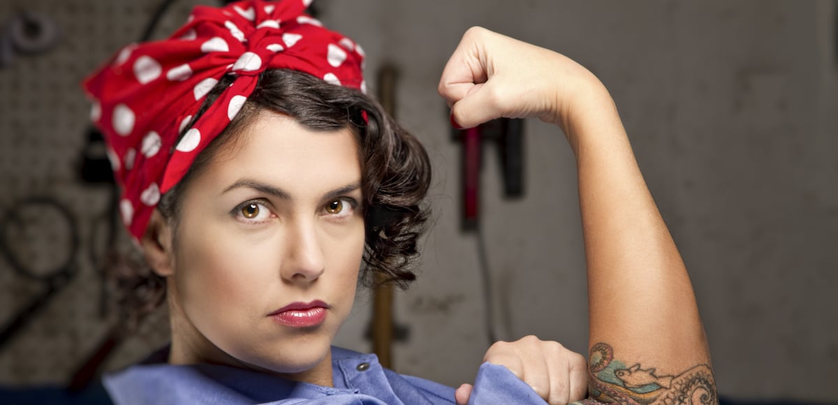 Rosie the Riveter modern concept. (Photo: AdobeStock)