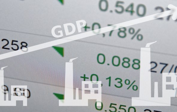 Gross domestic product (GDP) graphic concept. (Photo: AdobeStock)