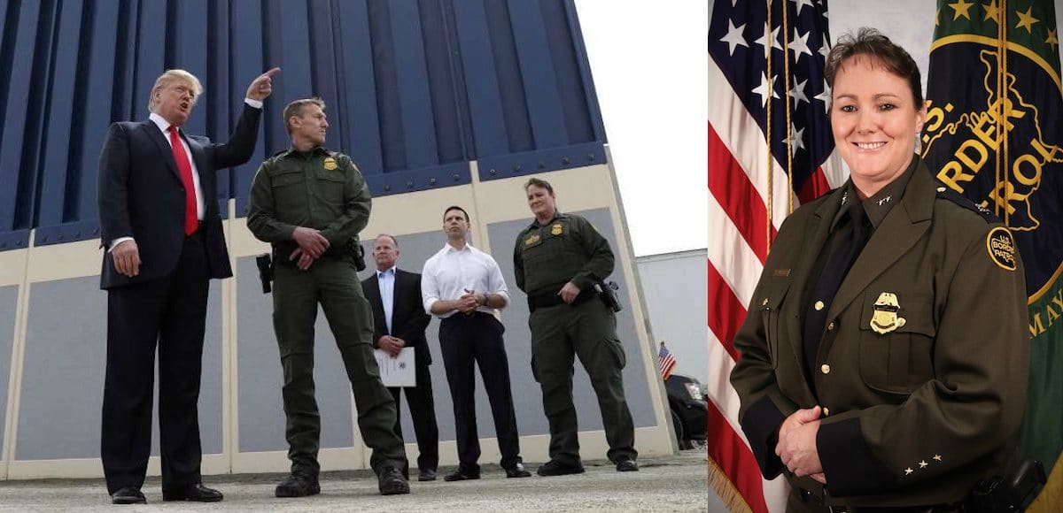 Left: Carla Provost, a 23-year veteran of the U.S. Border Patrol. (Photo: Reuters/Border Patrol)