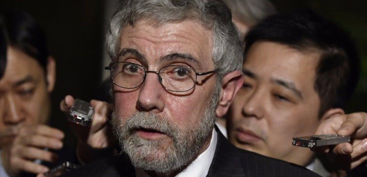 Paul Krugman, the Keynesian Nobel winning economist and New York Times columnist, predicted the market would "never" recover if Donald Trump was elected President of the United States.