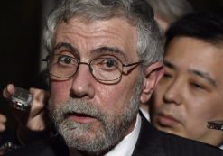 Paul Krugman, the Keynesian Nobel winning economist and New York Times columnist, predicted the market would 
