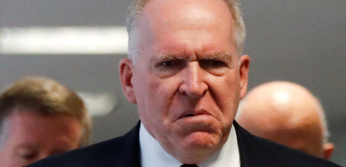 Former CIA Director John Brennan arrives for a Senate Intelligence Committee hearing on "Russian Activities and Intentions in Recent Elections" on Capitol Hill in Washington, U.S., May 16, 2018. (Photo: Reuters)