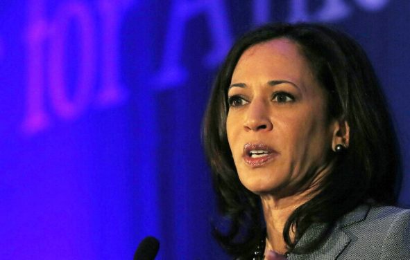 Then-California Attorney General Kamala Harris speaks at the Center for American Progress' 2014 Making Progress Policy Conference on November 19, 2014 in Washington. (Photo: Reuters)