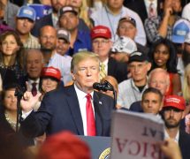 President Donald Trump touts 