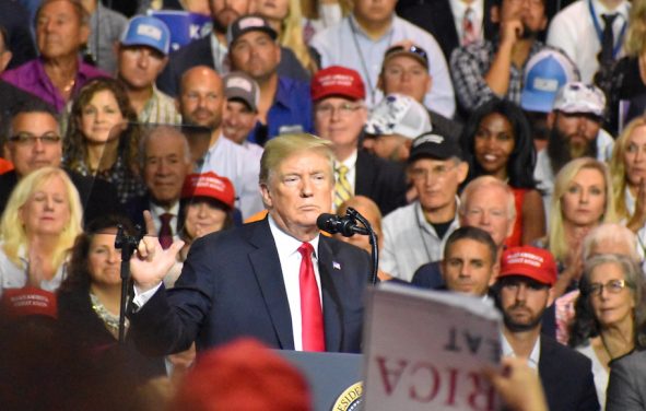 President Donald Trump touts 