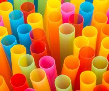 Closeup of Colorful plastic straws for drinking concept. (Photo: AdobeStock)