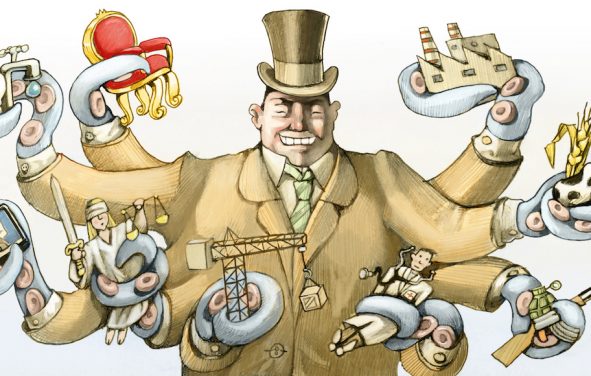 A rich and corrupt businessman wraps his tentacles around multiple sectors of society. (Photo: AdobeStock)