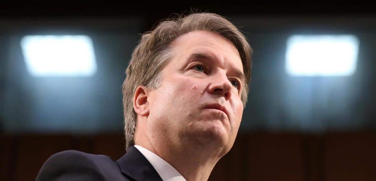 Supreme Court nominee Brett Kavanaugh looks on during his Senate Judiciary Committee confirmation hearing September 4, 2018.