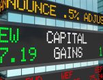 Capital Gains Investment Income Revenue Stock Market Ticker 3d Render Illustration. (Photo: AdobeStock)
