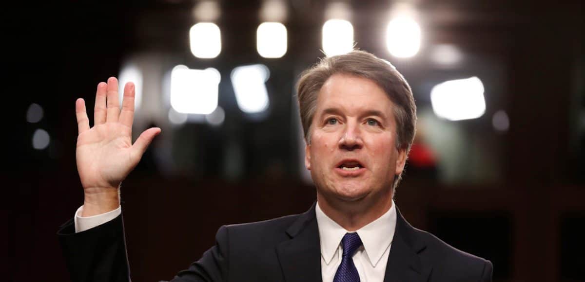 U.S. Supreme Court nominee judge Brett Kavanaugh is sworn in during a Senate Judiciary Committee confirmation hearing on Capitol Hill in Washington, U.S., September 4, 2018. (Photo: Reuters)