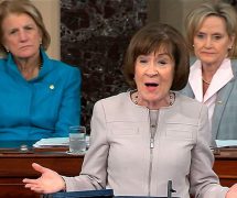 Senator Susan Collins, R-Me., announced her decision to vote 