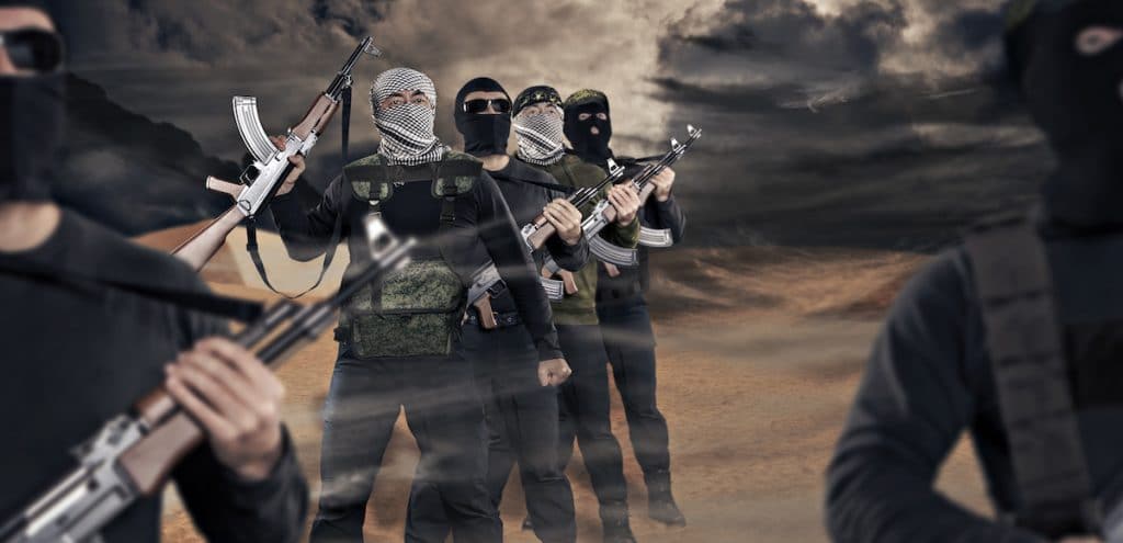 A symbolic picture of armed Islamic militants in the Middle East. (Photo: AdobeStock)