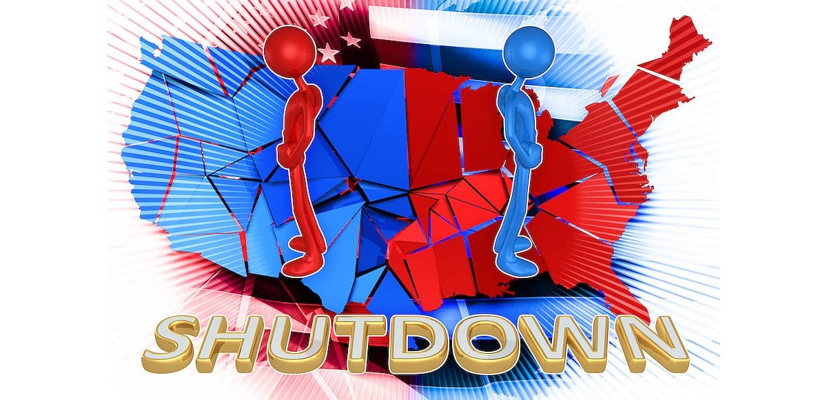 Government shutdown 3D illustration and graphic concept. (Photo: AdobeStock)