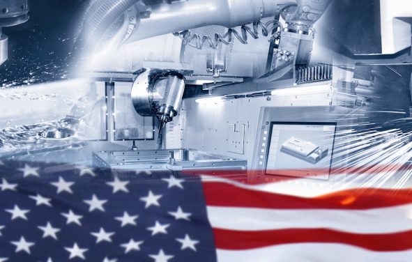 American Manufacturing Sector Graphic Concept. (Photo: AdobeStock)
