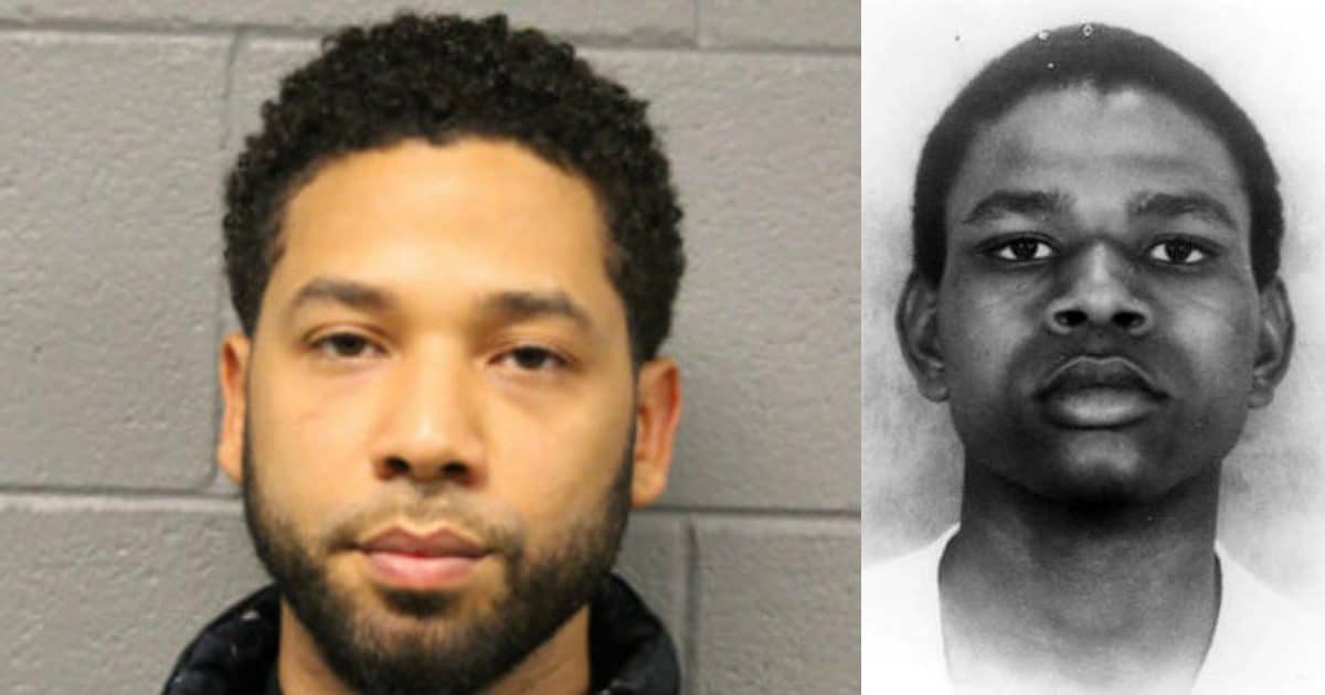 Actor Jussie Smollett, left, arrested for staging staging a hate crime, and Michael McDonald, right, the victim of a real hate crime in an undated photograph. (Photos: Chicago Police Department/Undated)