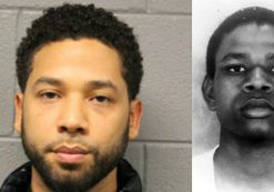 Actor Jussie Smollett, left, arrested for staging staging a hate crime, and Michael McDonald, right, the victim of a real hate crime in an undated photograph. (Photos: Chicago Police Department/Undated)