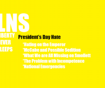 On this episode of Liberty Never Sleeps, discuss how the era of personal politics is now upon us, and how dangerous that is in the modern age.