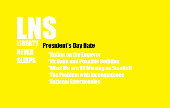 On this episode of Liberty Never Sleeps, discuss how the era of personal politics is now upon us, and how dangerous that is in the modern age.