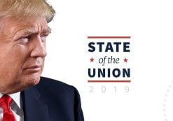 President Donald J. Trump delivers his second State of the Union address on Tuesday, February 5, 2019.