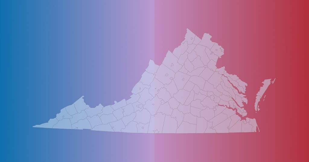 Virginia Election Results Graphic