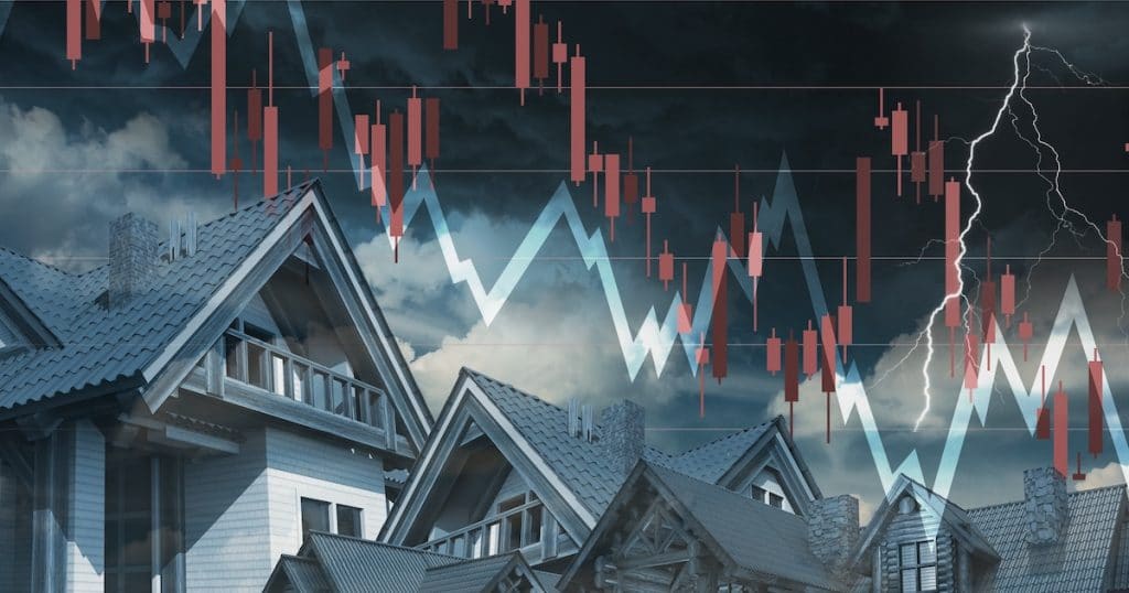 Real Estate Market Going Down Concept Illustration. (Photo: AdobeStock)