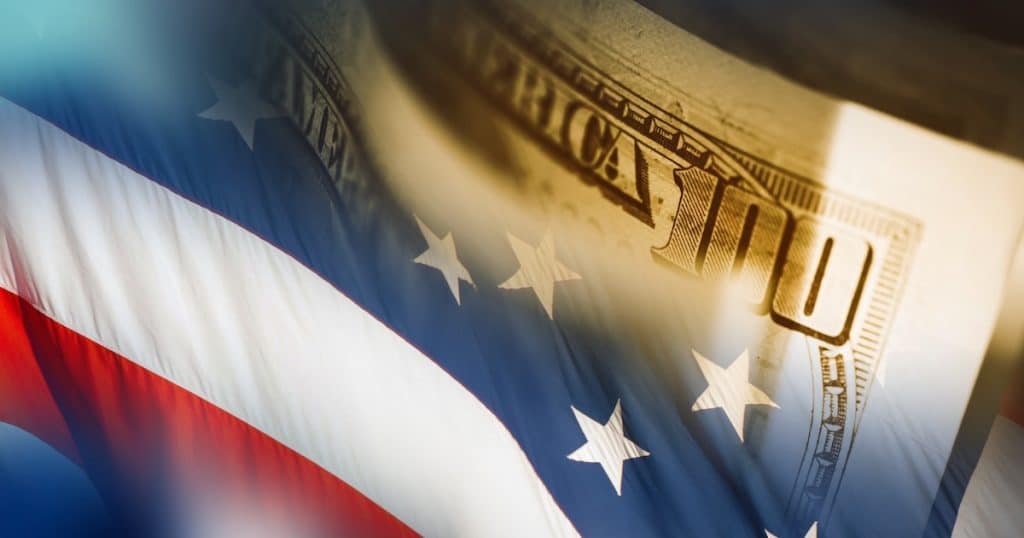 American flag and U.S. dollar financial and economy concept. (Photo: AdobeStock)