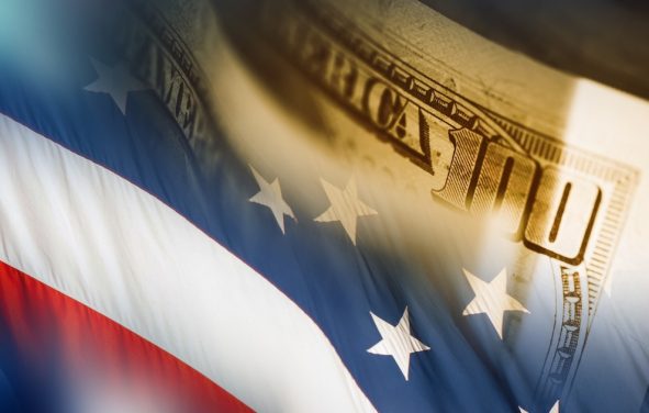 American flag and U.S. dollar financial and economy concept. (Photo: AdobeStock)
