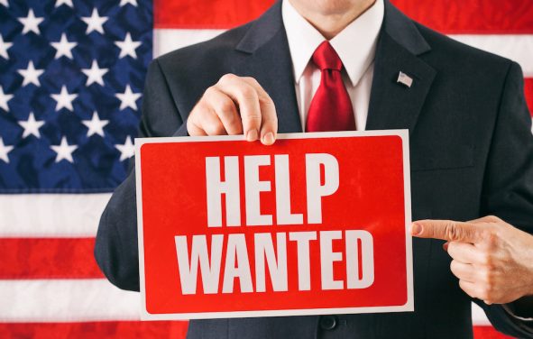 Series with themes reflecting a certain billionaire politician who won the 2016 presidential election touting a very strong labor market. (Photo: AdobeStock)