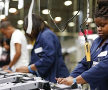 A factory worker at a New York manufacturing plant. (Photo: Reuters)