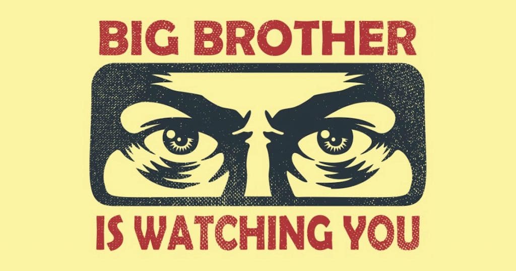 Big brother is watching you vector graphic concept to illustrate secret government surveillance programs. (Photo: Adobe)