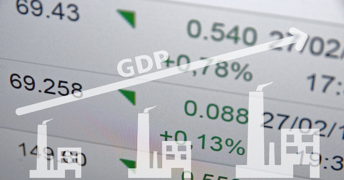 Gross domestic product (GDP) graphic concept. (Photo: AdobeStock)