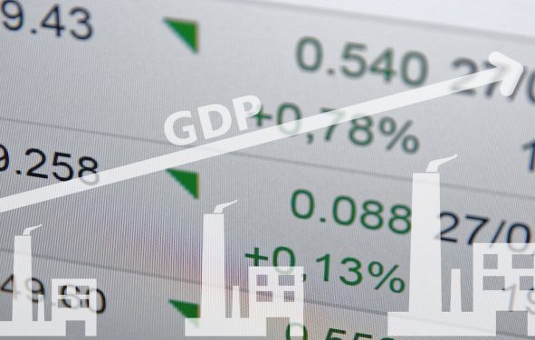 Gross domestic product (GDP) graphic concept. (Photo: AdobeStock)