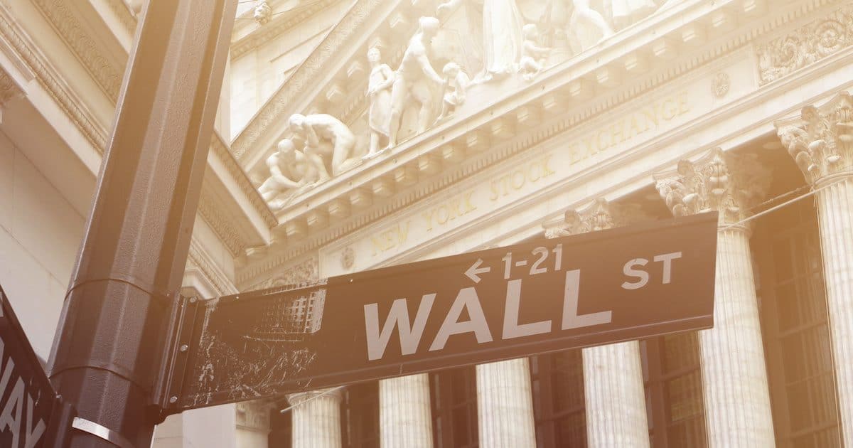 Wall Street at the New York Stock Exchange (NYSE), the world's largest stock exchange by market capitalization of listed companies. (Photo: AdobeStock)