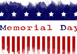 Memorial Day Graphic Concept Flag Background