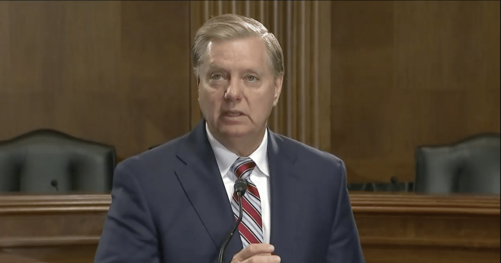 Senator Lindsey Graham, R-S.C., holds a press conference to introduce legislation to fix immigration loopholes allowing illegal entries to remain in the U.S. without valid asylum claims. (Photo: PPD)
