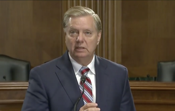 Senator Lindsey Graham, R-S.C., holds a press conference to introduce legislation to fix immigration loopholes allowing illegal entries to remain in the U.S. without valid asylum claims. (Photo: PPD)