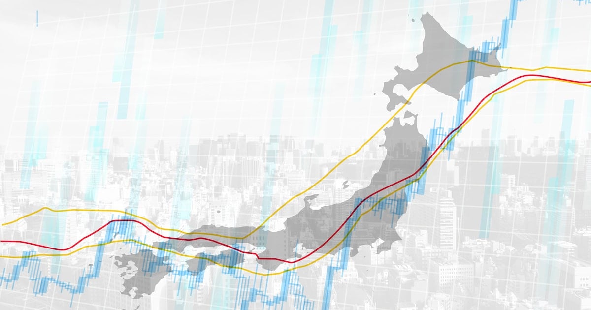 Graphic concept of the stock market in Japan imposed over Tokyo. (Photo: AdobeStock)