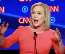 Senator Kirsten Gillibrand at the 2020 Democratic debate hosted by CNN.