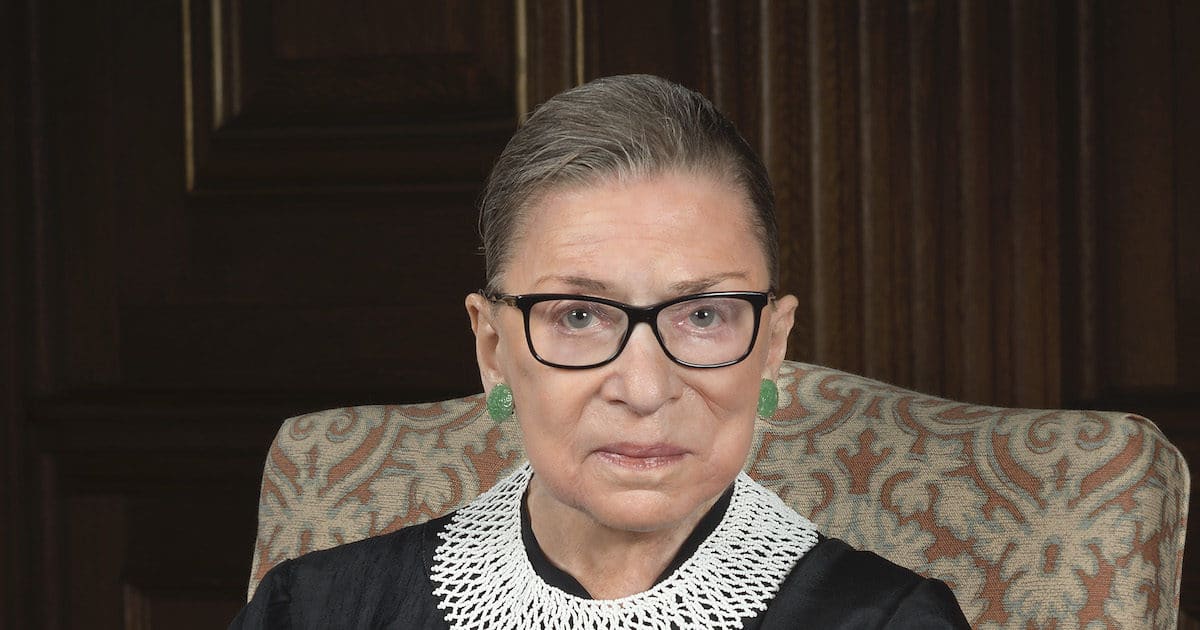 Portrait of U.S. Supreme Court Justice Ruth Bader Ginsburg in 2016. (Photo: Supreme Court of the United States)