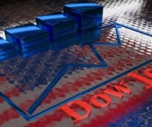Dow Jones Industrial Average American (.DJI) graphic concept. (Photo: AdobeStock)