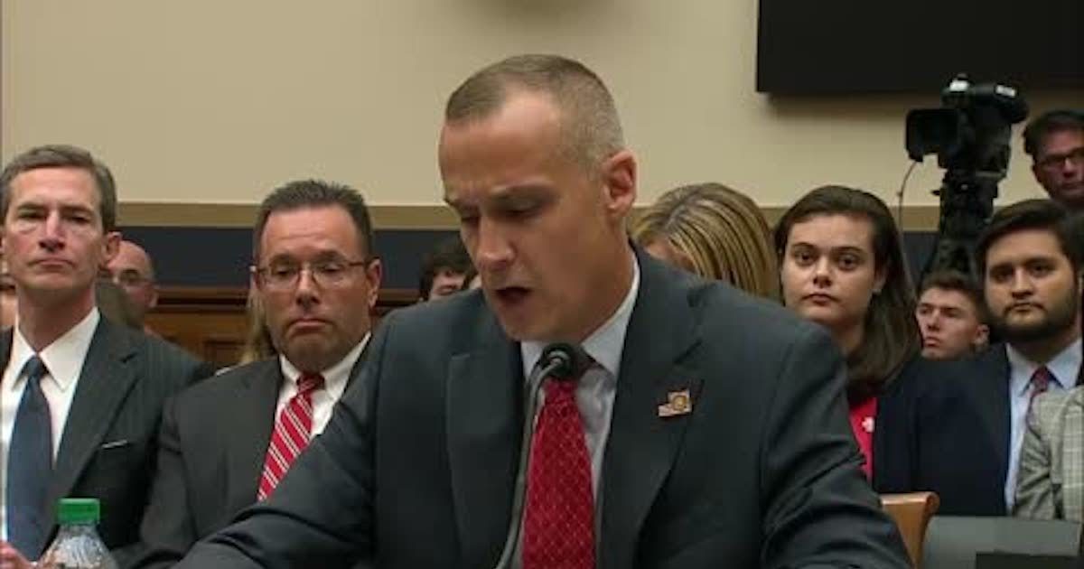 Corey Lewandowski appears before the House Judiciary Committee on September 17, 2019.